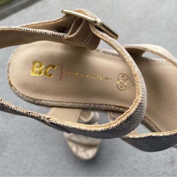 BC Footwear Wedge Sandals espadrille’s - Picture 2 of 8
